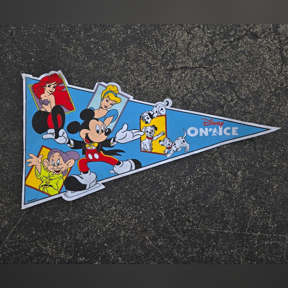 Disney On Ice Pennant with Characters
